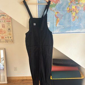 Lucy and Yak Women's Black Dungarees Overalls